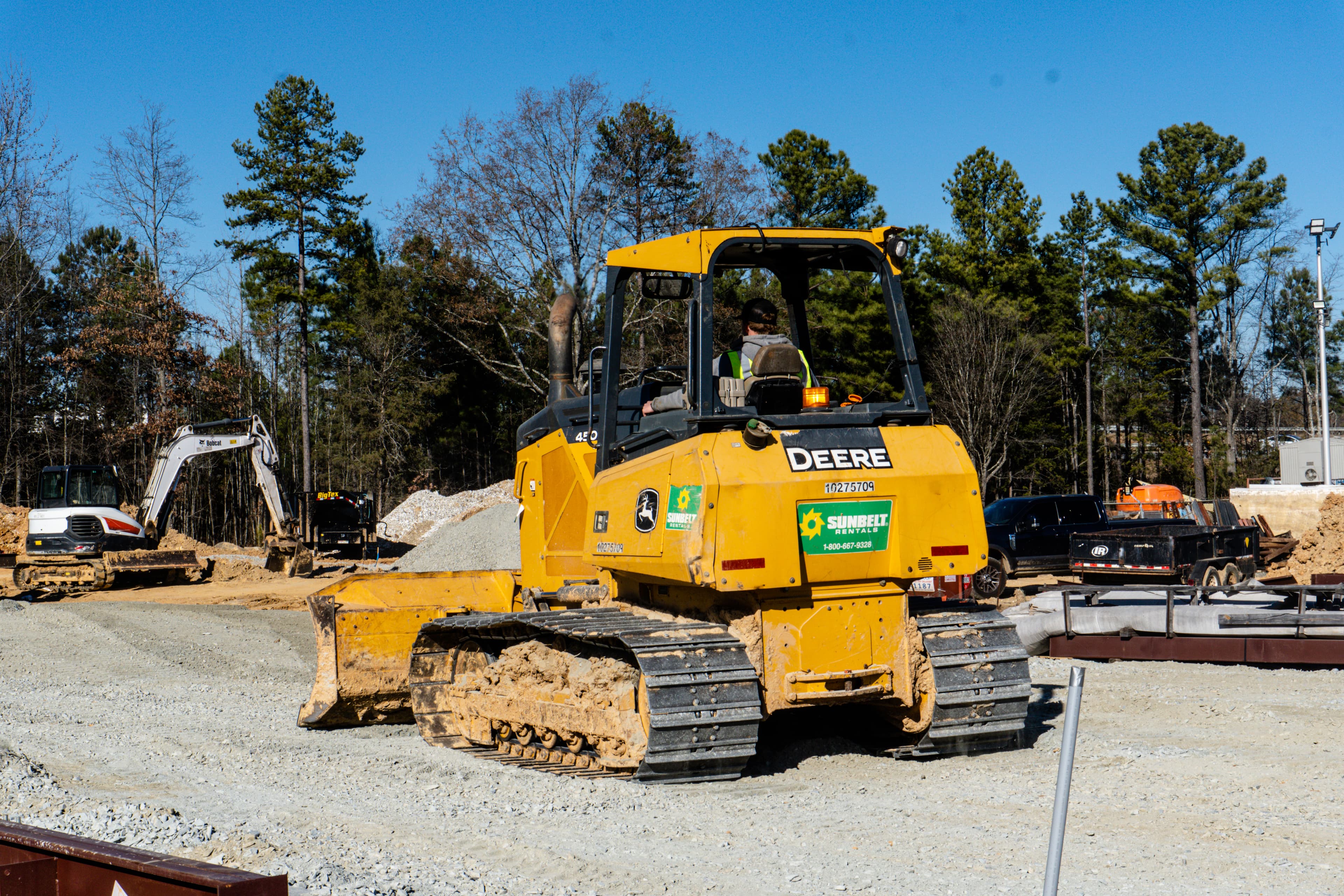 K&Y Builders equipment on site
