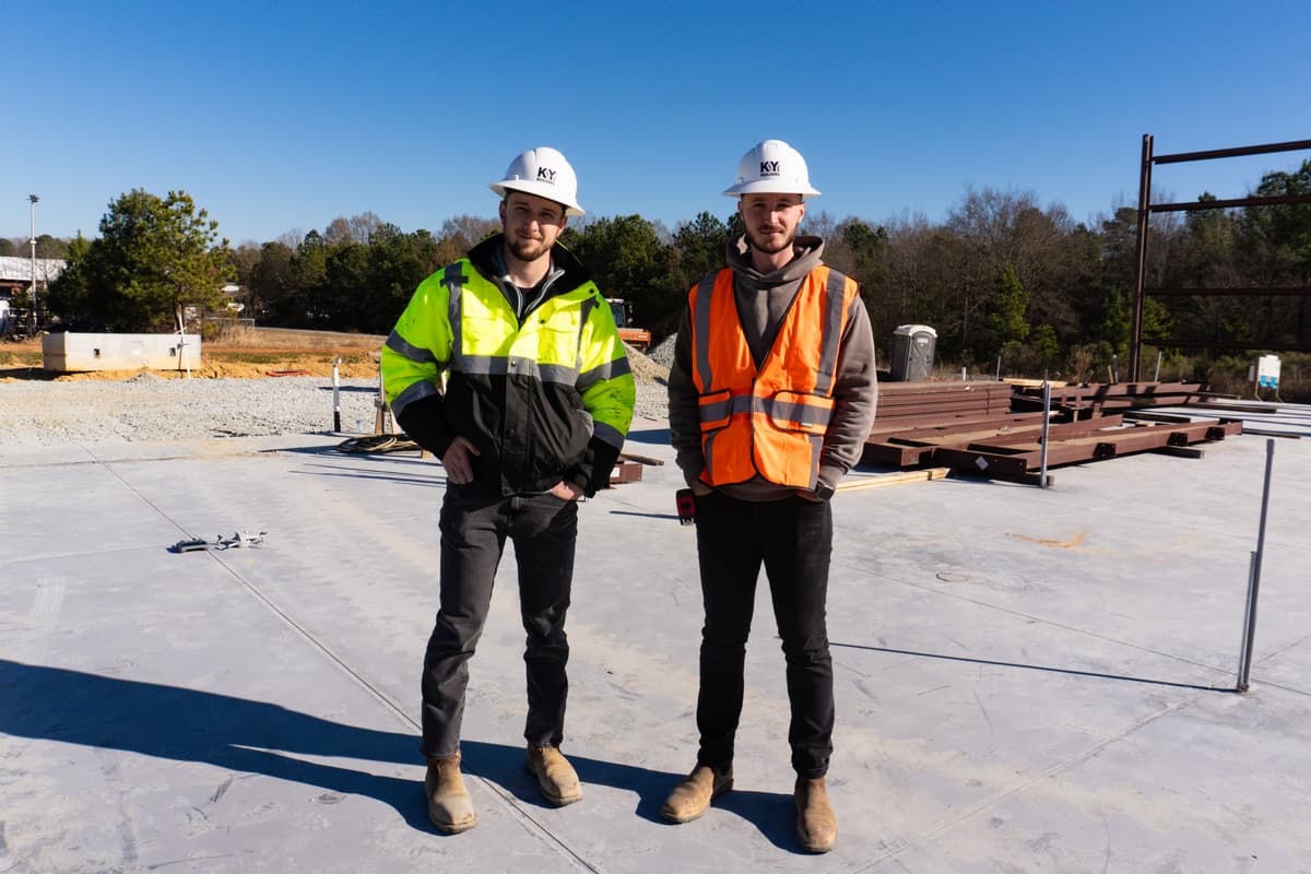 Nick and Philipp, founders of K&Y Builders